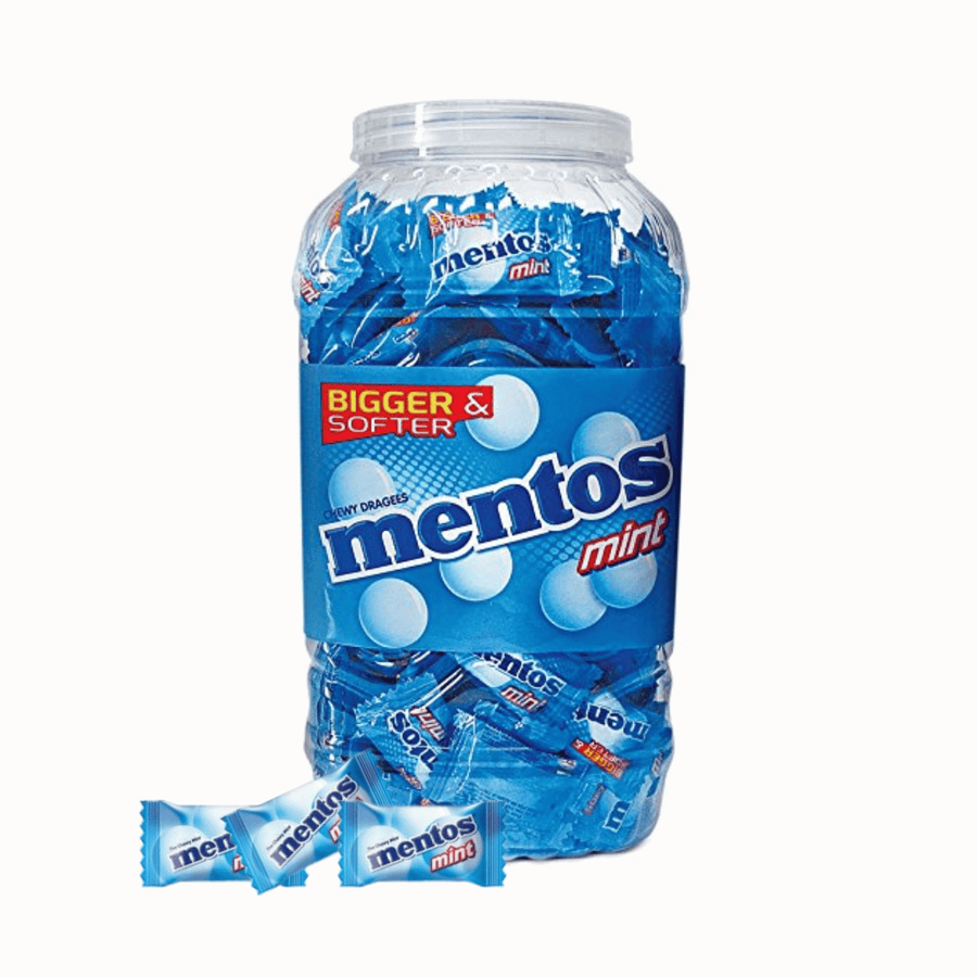 Mentos Mint Toffee Chewy Dragees 200×2.7g (1)
