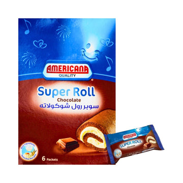 Americana Quality Super Roll Chocolate 6 packets