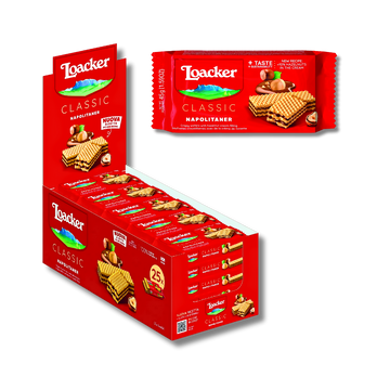 LOACKER CLASSIC NAPOLITANER WAFER 25X30G