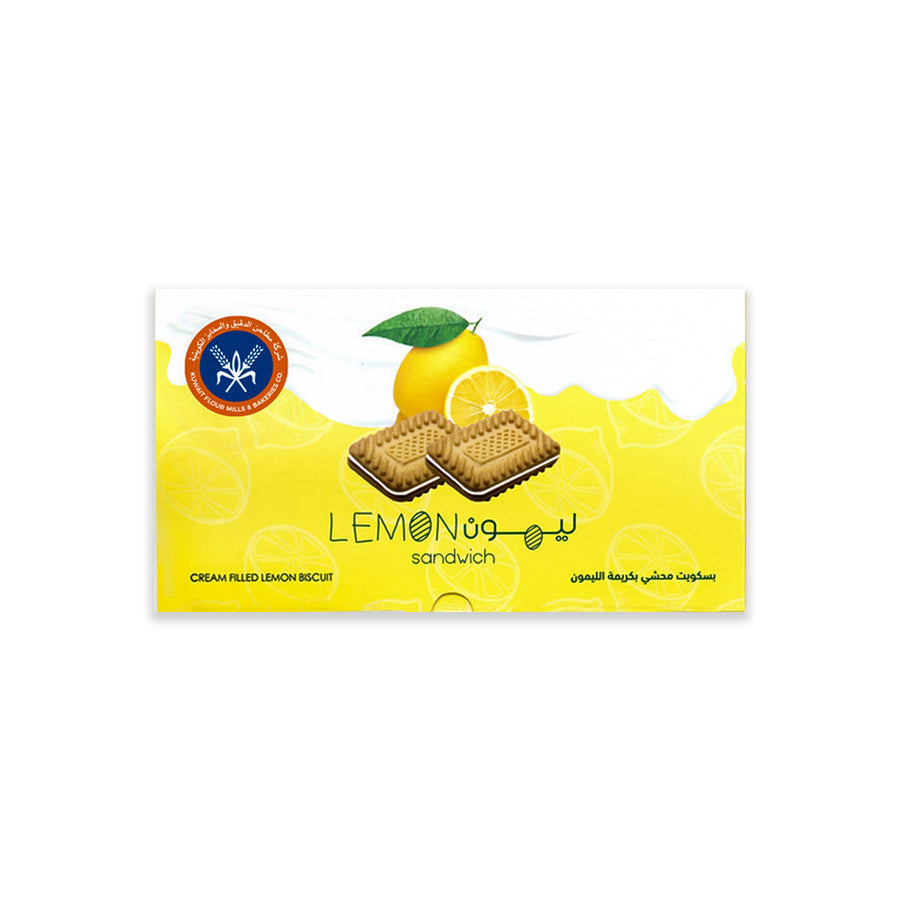 LEMON SANDWICH CREAM FILLED BISCUIT 18X15G
