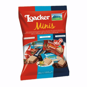LOACKER MINIS MIX 20 PCS 200 GM
