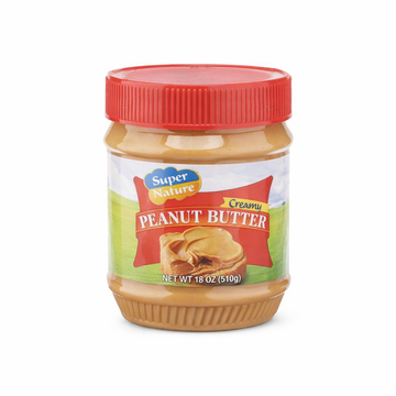 SUPER NATURE PEANUT BUTTER CREAMY 510G