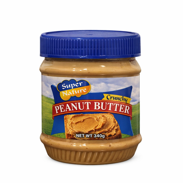 SUPER NATURE PEANUT BUTTER CRUNCHY 340G