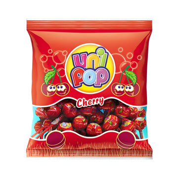 Uni Pop Cherry Flavored Lollipop 40x10g