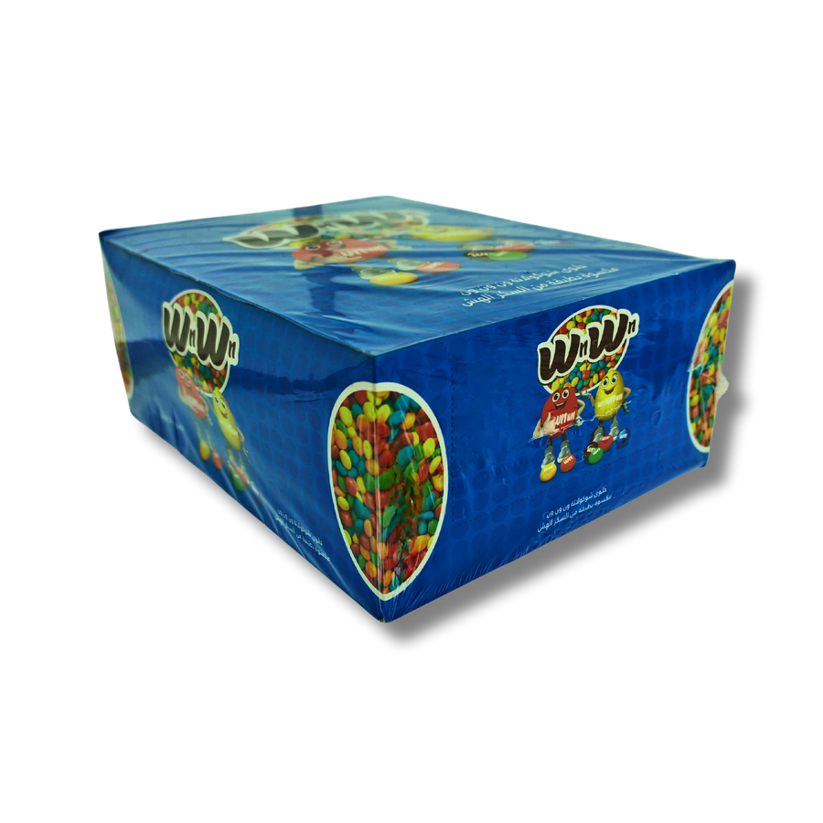 WNWN CHOCOLATE COATED CANDY 24PCS