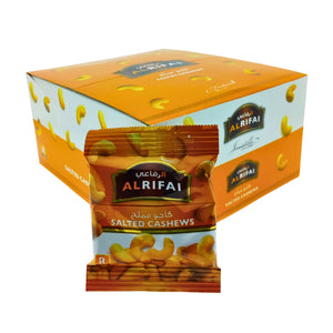 Al Rifai Salted Cashews Bags 24x25g
