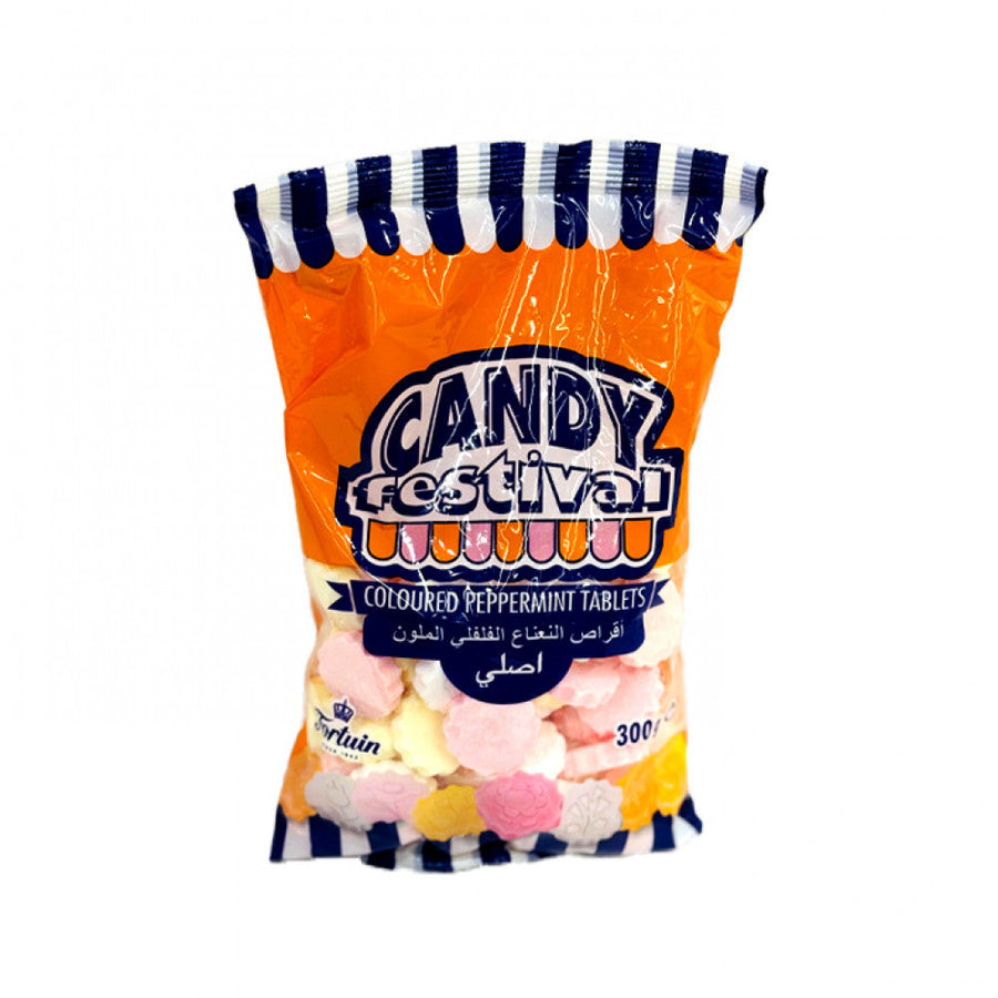 Candy Festival Colored Peppermint Tablets 300g